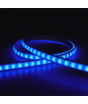 5m 9W/m RGB CLIP-ON LED-strip - 230V, IP67 waterdicht, witte cover, 60 LED