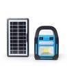 Noodverlichting met batterij en zonnepaneel - Inclusief 3 LED-lampen, schijnwerper, groot zonnepaneel, powerbank