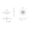 2.8W D1 Gen3 Full Spectrum LED inbouwspot RA97 - 3000K, Wit