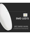 18W LED sensorlamp - IP44, Samsung LED chip, magnetronsensor, incl. lichtbron