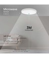 18W LED sensorlamp - IP44, Samsung LED chip, magnetronsensor, incl. lichtbron