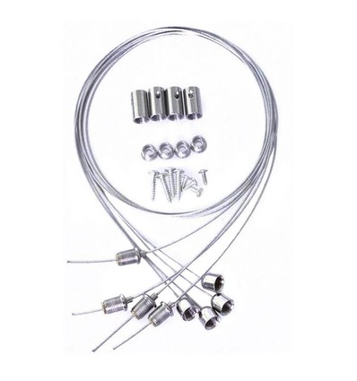 Set van 4 draden voor LED-paneel - 1 meter, eenvoudige afstelling