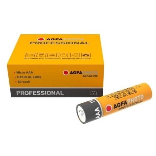 AAA 10-pack AgfaPhoto Professional batterij - Alkaline, 1,5V