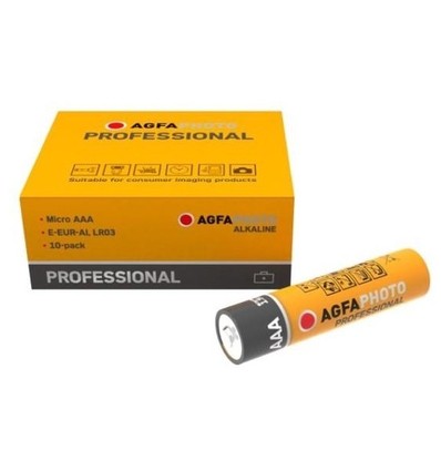 AAA 10-pack AgfaPhoto Professional batterij - Alkaline, 1,5V