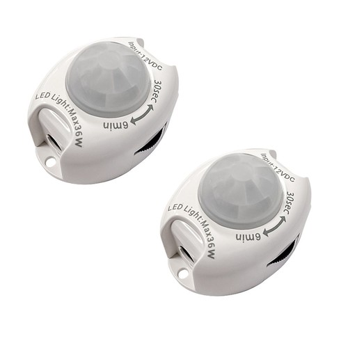 Trap Sensor Set Voor 12V LED Strip in Wit - 2-Pack