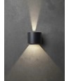 BONITO Buiten LED Wandlamp 10W, IP65, Dimbaar - Zwart