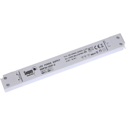 Kwaliteits 12V Slim LED Driver 30W - Snappy