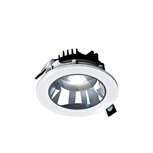 Spiegel - Model M - Inbouw downlight, verstelbare richting 14W 30° 130x58 mm wit zonder lichtbron