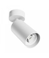 GU10 Wand/plafond gemonteerde spot - Wit, opbouw, IP20, zonder lichtbron