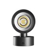 Dubbele GU10 wandlamp - Rond, zwart