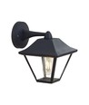E27 Wandlamp - IP44 buiten, zwart, zonder lichtbron