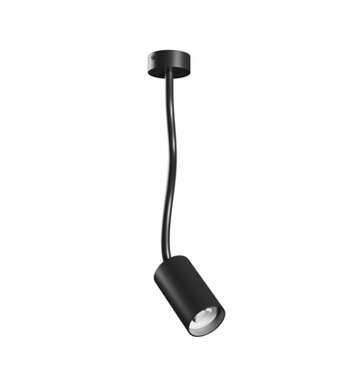 GU10 wandlamp met flexarm - Zwart, IP20