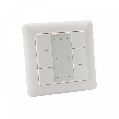 DALI bedieningspaneel voor railspots - wit, zonder lichtbron, 1F2W