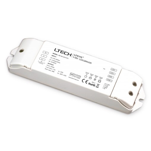 36W / 24V DC dimbare voeding - 1.5A, IP20, 1-10V