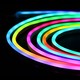 250cm RGBIC Neon Flex complete set - USB, Bluetooth-app, afstandsbediening, incl. montage, 7x15 neonflex