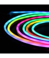 250cm RGBIC Neon Flex complete set - USB, Bluetooth-app, afstandsbediening, incl. montage, 7x15 neonflex