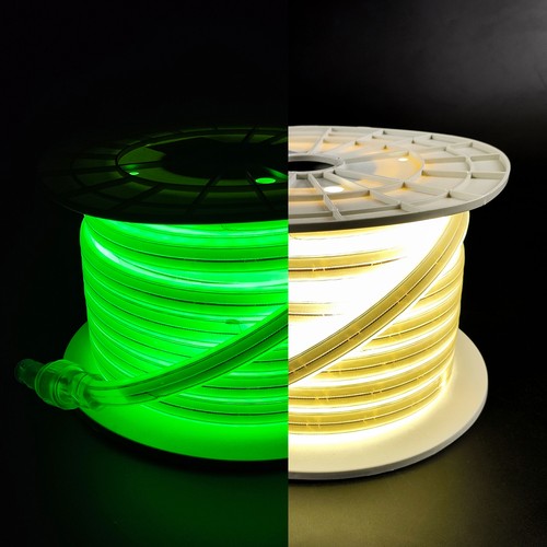 25m Zelflichtgevende werklamp 230V LED-strip - IP67, 180 LED/m, 11W/m, 1000 lm/m, 4000K