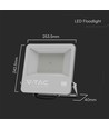 100W LED-breedstraler - 135lm/W, Samsung LED-chip, werklamp, 1m snoer, buiten