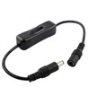 Schakelaar met DC-stekker - 12V (120W), 24V (240W)