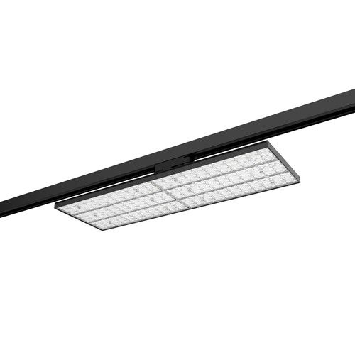 60W 3-fasen Shoplight - 166lm/W, 90 graden stralingshoek, Zwart, LED board, winkelverlichting
