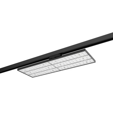 60W 3-fasen Shoplight - 166lm/W, 90 graden stralingshoek, Zwart, LED board, winkelverlichting