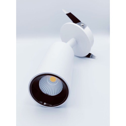 12W Ø8cm inbouwspot wit RA90 - Zaagmaat: Ø7,5 cm, Afmetingen: Ø8 cm, Osram LED