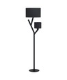 Outlet: EGLO Argallo hanglamp voor 4xE27 in glas/zwart