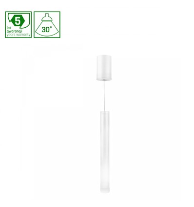 11W HANGIT MULTIWAY S plafondlamp - 1070lm, 30°, wit, in hoogte verstelbaar, 2700K