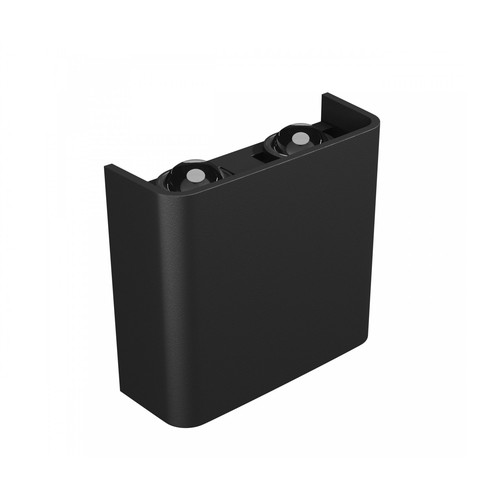 4W Luna up/down wandlamp - IP54 buiten, CCT, 3 lichtkleuren, zwart, incl. lichtbron