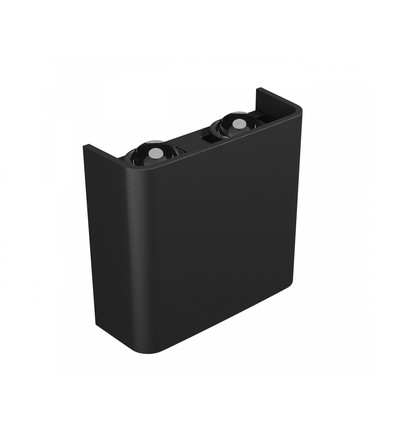 4W Luna up/down wandlamp - IP54 buiten, CCT, 3 lichtkleuren, zwart, incl. lichtbron