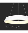 48W dimbare LED designer kroonluchter - Wit, zacht licht, warm wit