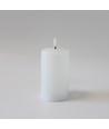 LED kaars 12,5cm, smelt-look, vlam-effect - Ø7,5cm