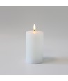 LED kaars 12,5cm, smelt-look, vlam-effect - Ø7,5cm