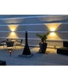 5W LED wandlamp - IP65 buiten, wit, vierkant, verstelbare stralingshoek, incl. lichtbron