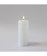 LED kaars 17,5cm, smelt-look, vlam-effect - Ø7,5cm