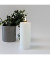 LED kaars 17,5cm, smelt-look, vlam-effect - Ø7,5cm
