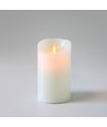 LED XL kaars 17,5cm, vlam-effect, wit - Ø10cm