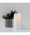 LED XL kaars 22,5cm, vlam-effect, wit - Ø10cm