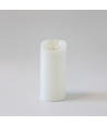 LED XL kaars 22,5cm, vlam-effect, wit - Ø10cm
