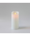 LED XL kaars 22,5cm, vlam-effect, wit - Ø10cm