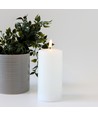 LED kaars 15cm, smelt-look, vlam-effect - Ø7,5cm