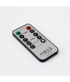 LED stompkaarsen set van 3 met lichtsnoer, vlameffect - Ø7,5cm, 10/12,5/15cm, afstandsbediening, timer, echte was