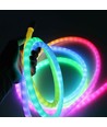 5m RGBIC Neon flex slang - USB, Gevlochten touw, Bluetooth App, afstandsbediening, Complete set