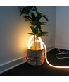 10m Neon Flex Tube voor interieur - 230V, warm wit, D16 Neon complete set