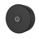 LEDlife rWave zwarte ronde mini afstandsbediening - 1 zone, incl. magneethouder