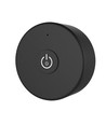 LEDlife rWave zwarte ronde mini afstandsbediening - 1 zone, incl. magneethouder
