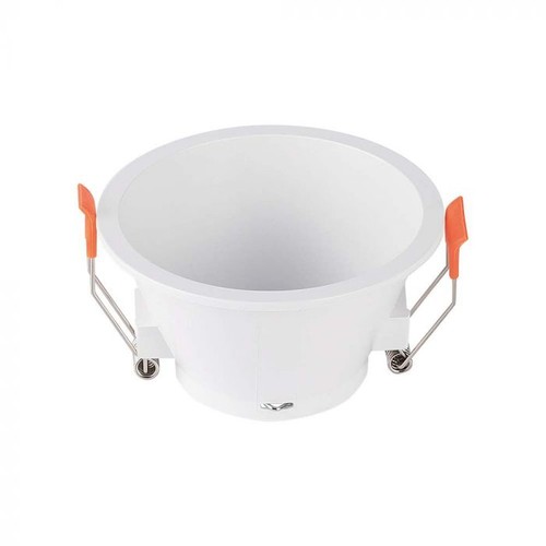MR16/GU10 Downlight anti-verblinding - Excl. lichtbron, wit, Zaaggat: Ø8,3 cm, Afmetingen: Ø9,3 cm