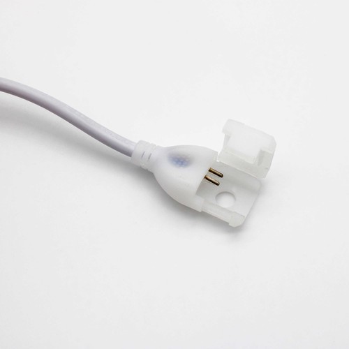 Stekker voor 8x16 CLIP-ON 24V Neon Flex LED - Inclusief eindkap, IP67, 24V