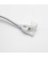Stekker voor 8x16 CLIP-ON 24V Neon Flex LED - Inclusief eindkap, IP67, 24V
