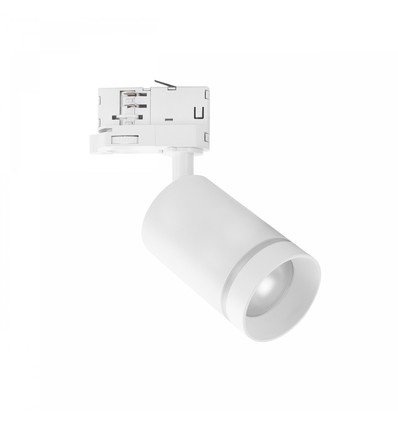 MADARA ALTRO RING GU10 - 3-fase railsysteem, zonder lichtbron, 250V, IP20, 60x101x141mm, wit